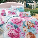 floral bed sheet